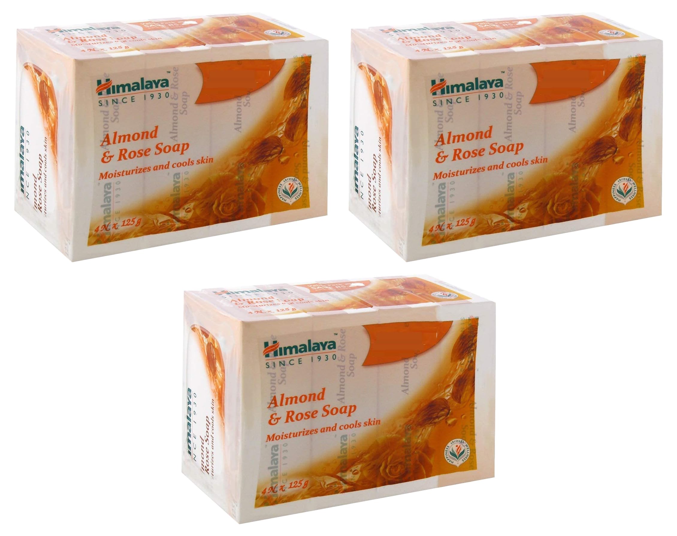 Himalaya Herbals Soap, Almond And Rose, 125G (Pack Of 12, Save)-image-15