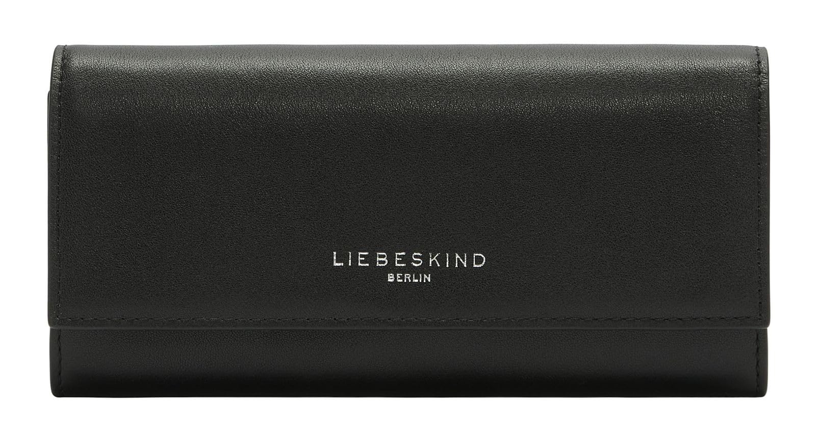 LIEBESKIND Berlin Leather Purse Soft Nappa Valentina Wallet Black