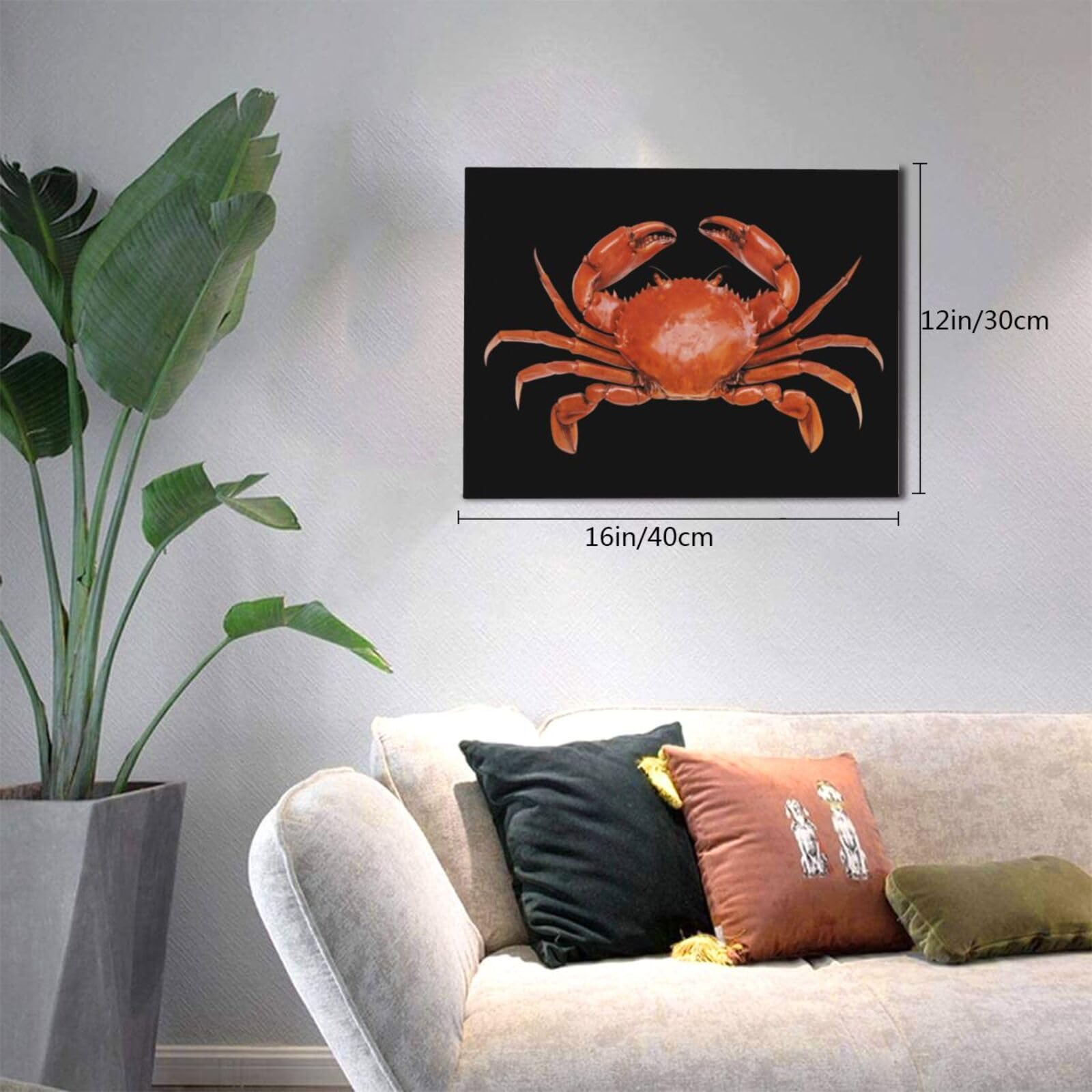 Amazon.co.jp: 蟹柄 カニ柄 かに柄 動物柄 海洋生物柄 アート