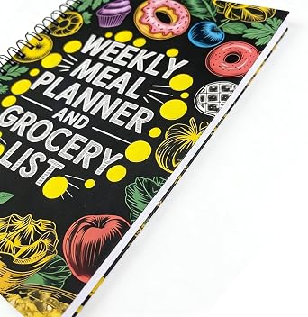 Weekly Meal Planner 100 Pages Spiral Bound Weekly Schedule Organizer