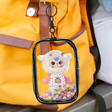 Amazon | クリアドールディスプレイケースキーホルダー | 透明ドール