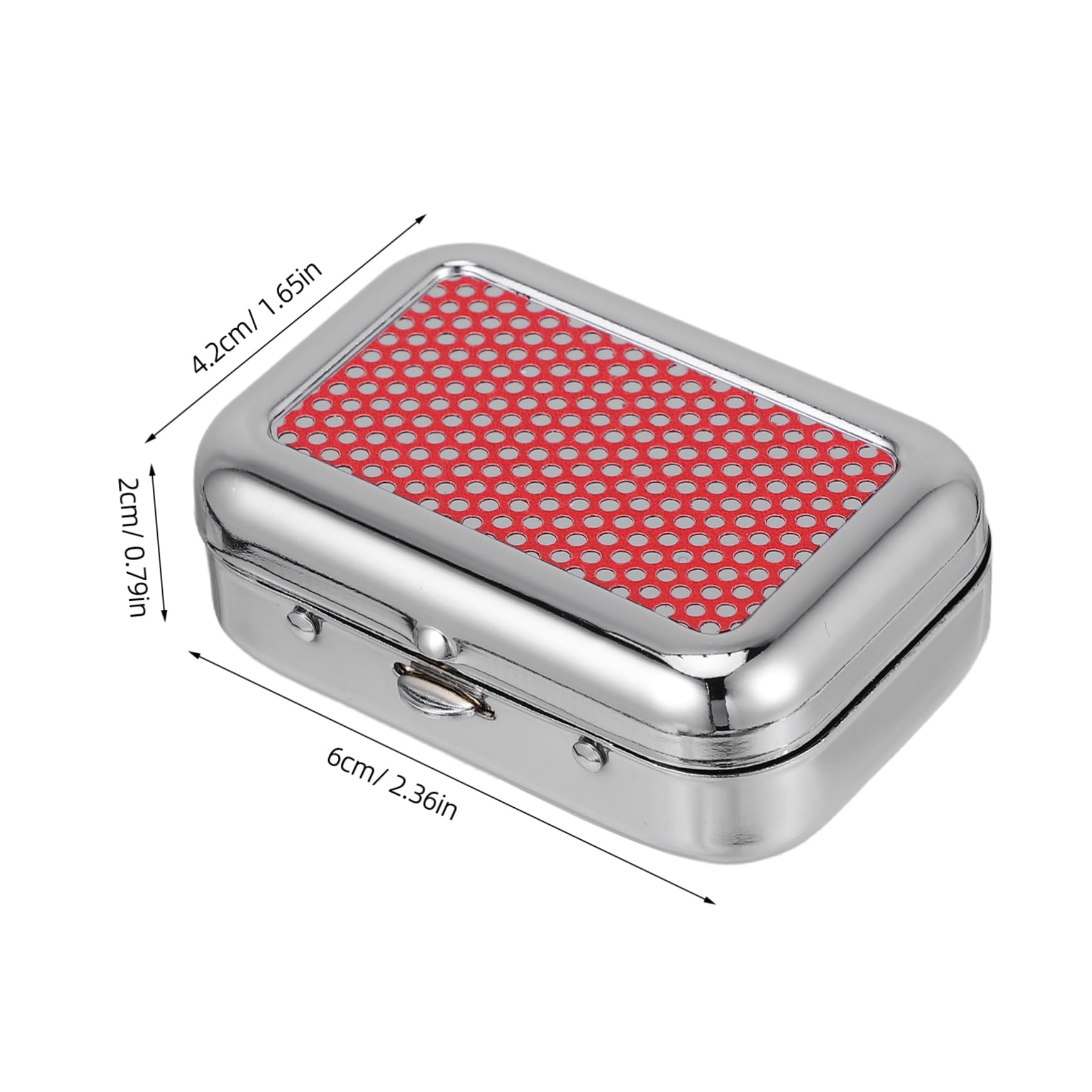 Gogogmee Windproof Outdoor Pocket Ashtray for Stylish Easy to Clean Durable Metal Design for Patios Picnics and Tailgate Parties