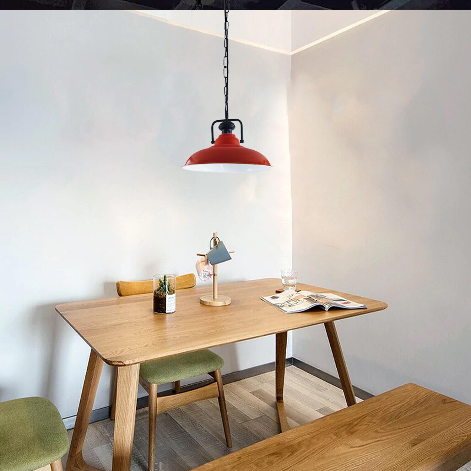 Industrielle Pendelleuchte Im Retro-Design – Metall-Kronleuchter Mit Reduzierplatte, E27 Fassung, Für Edison-Lampen (gelbes Messing)