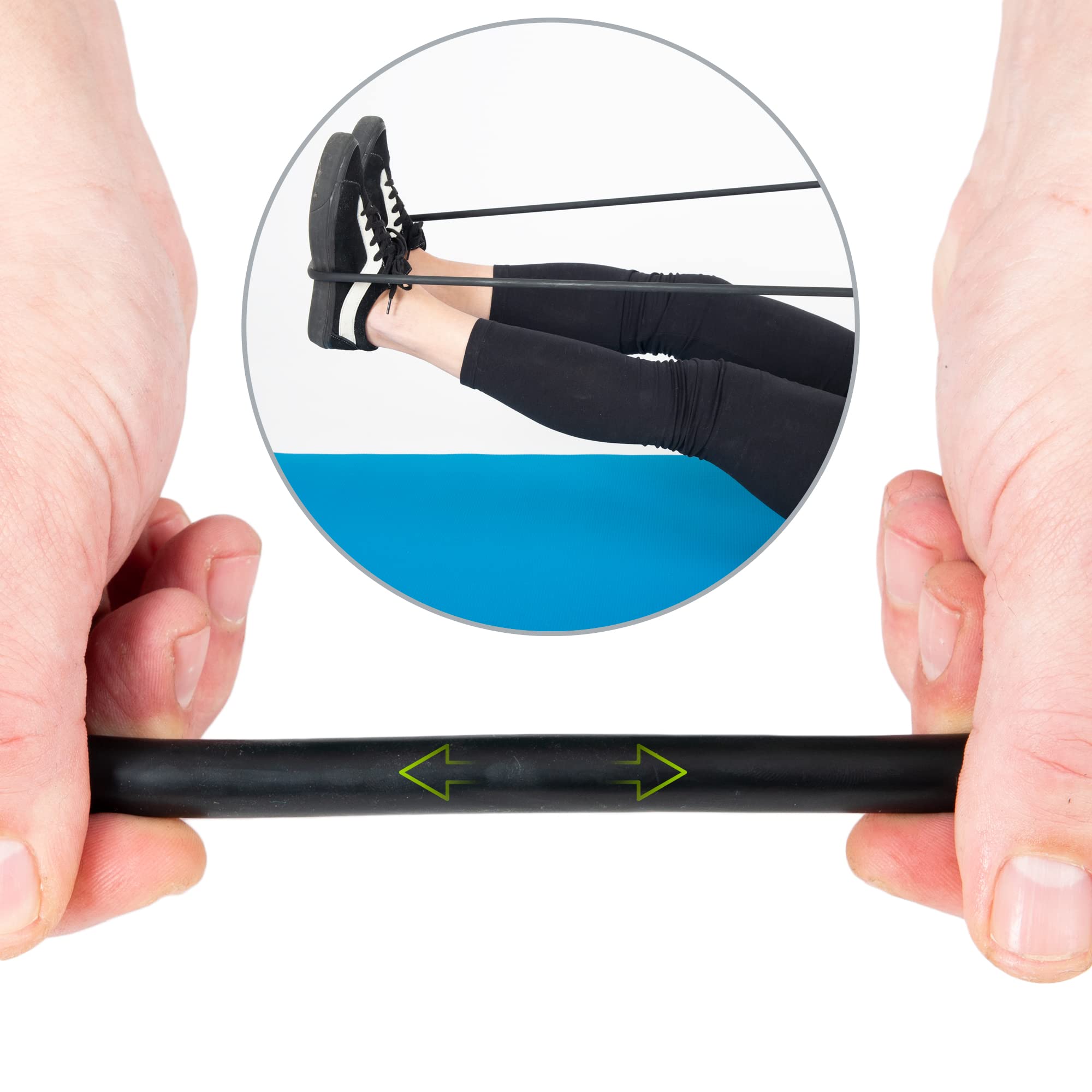 Gima 47064 Bobina Tubo Látex, 25 m x 3.5 mm, X-Resistente, Negro