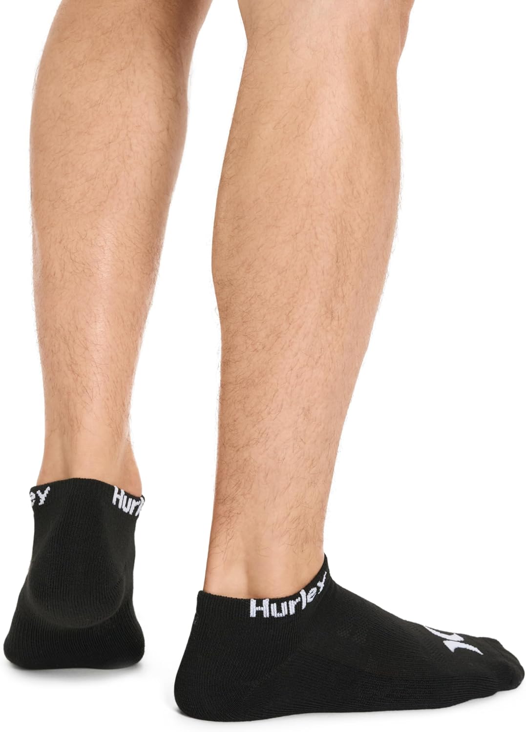 Hurley Mens 8 Pack Sport Cushioned Low Cut Socks - Image 5