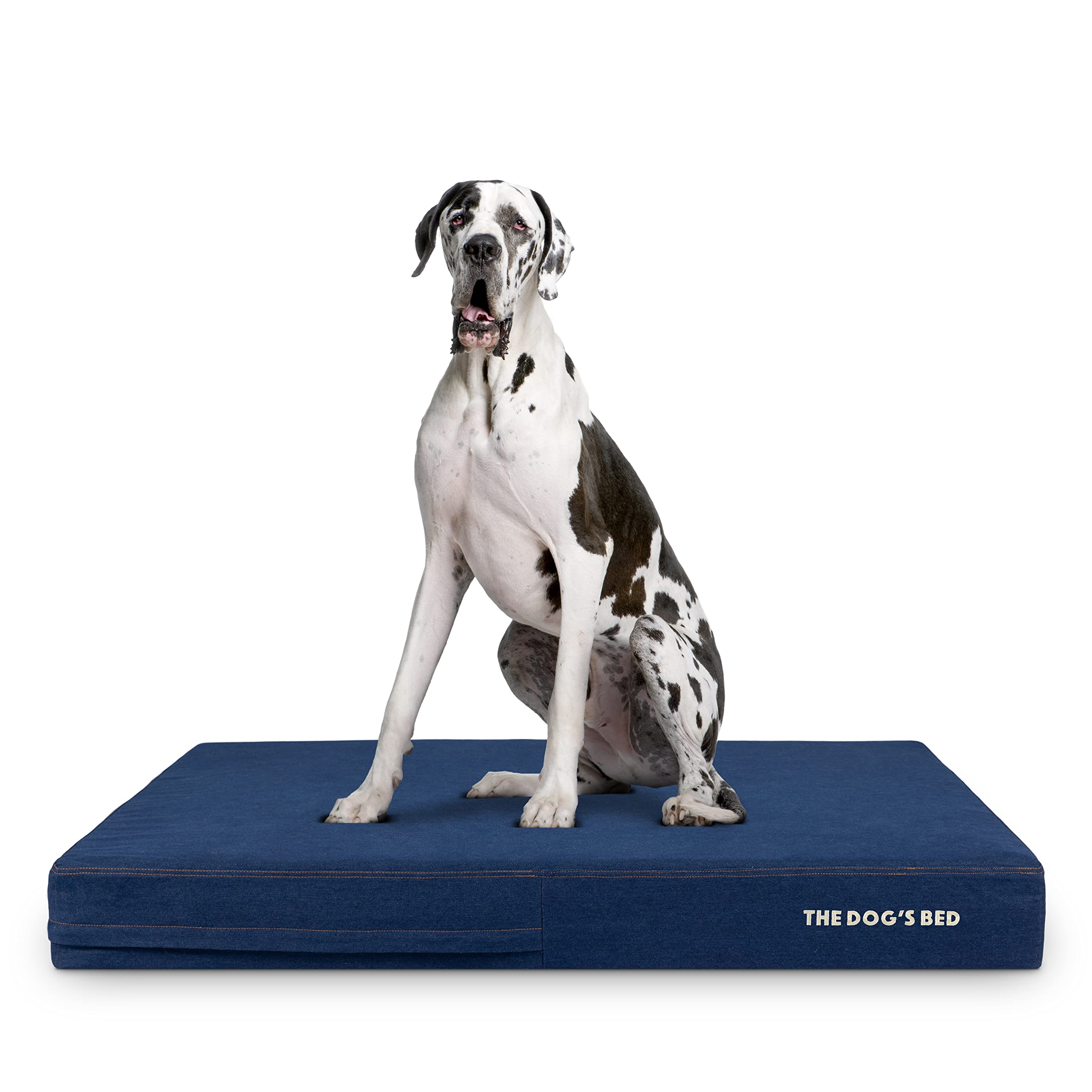 The Dog’s Bed Orthopedic Memory Foam Dog Bed Mattress, Oxford Fabric, Real Blue Denim, XXL, 6-Inch
