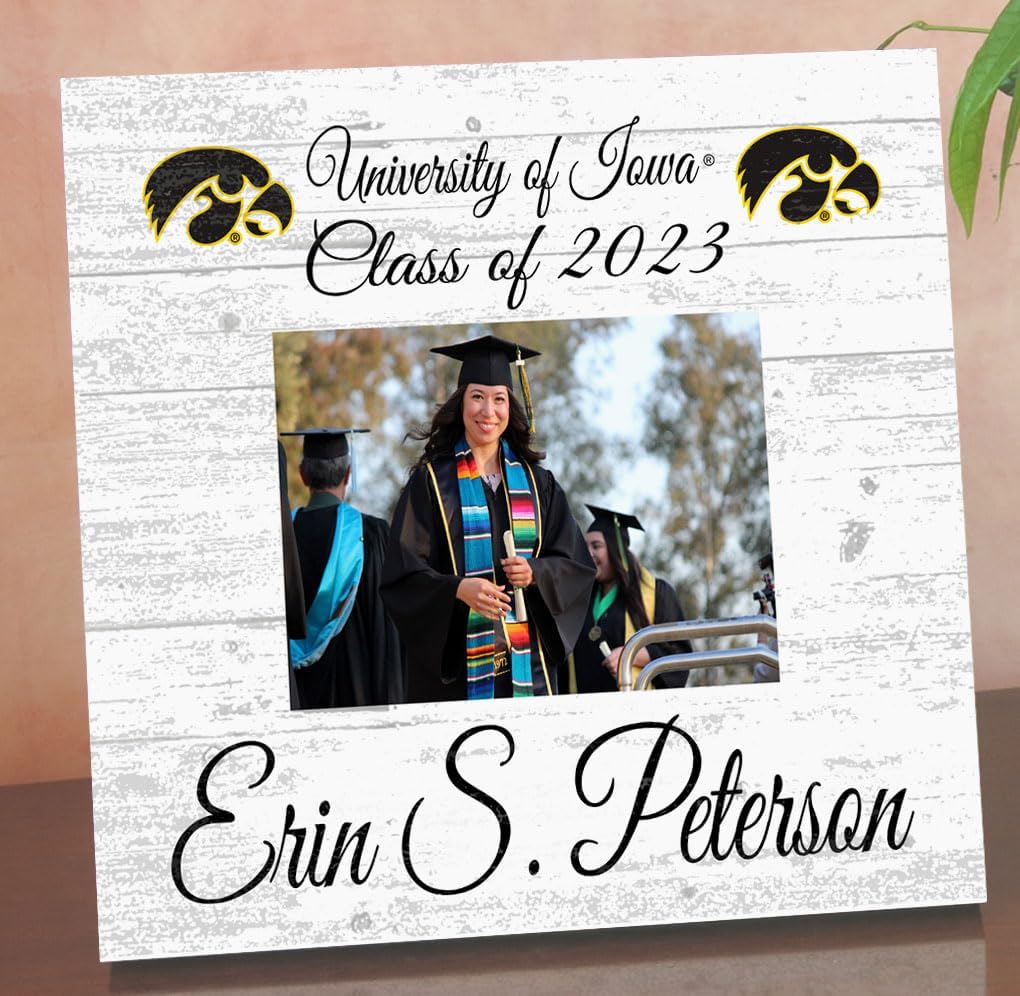 Broad Bay University of Iowa Photo Plaque - UPLOAD YOUR PICTURE Iowa Hawkeyes Custom Printed Picture for Students, Graduation or Alumni