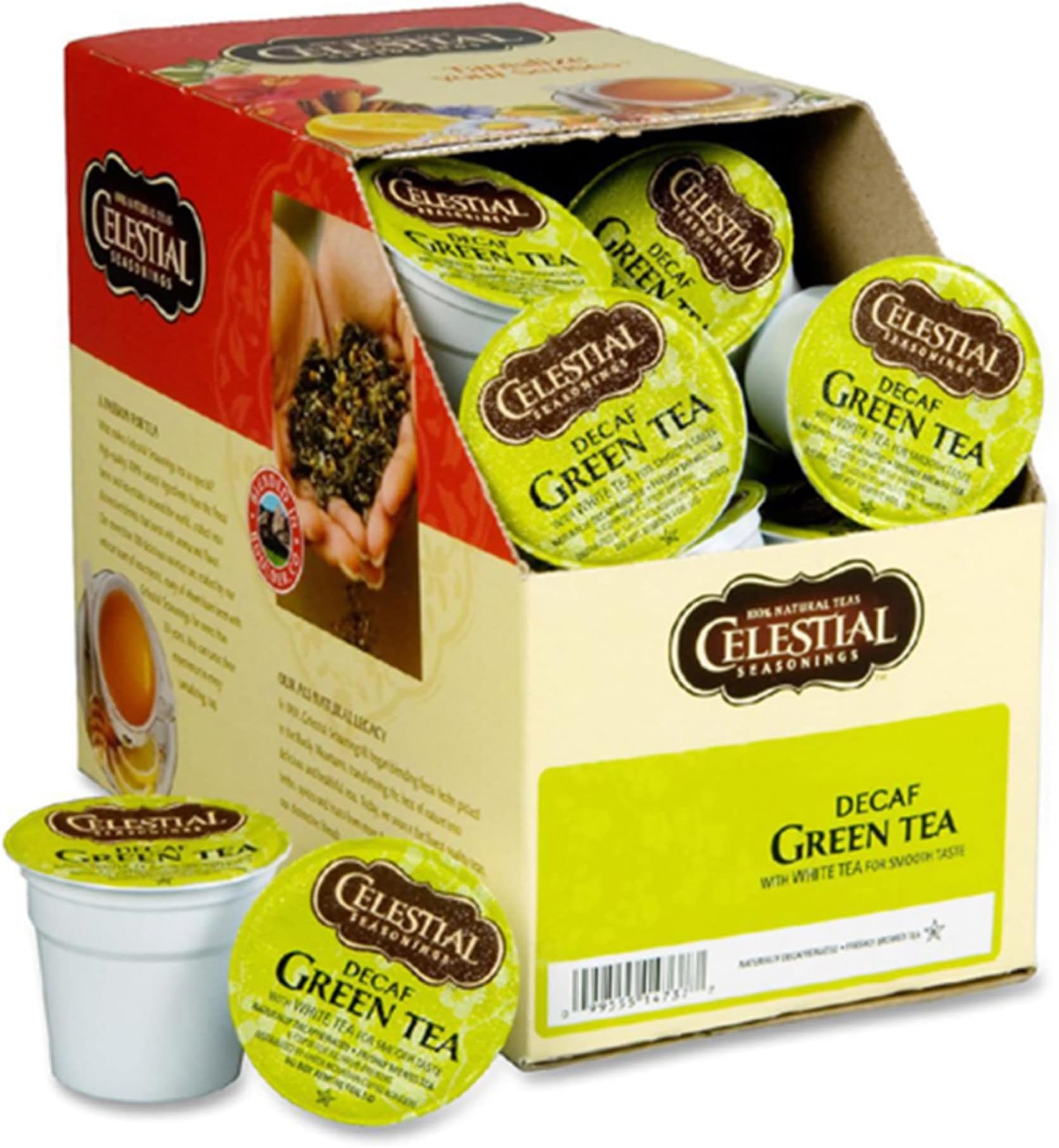 Celestial Seasonings Decaf Green Tea, KCup Portion Pack