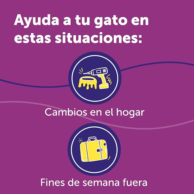 Foto 5 de 8 de FELIWAY Help! - Difusor + Recambio de feromonas calmantes para Gatos (7 días de duración). Ayuda a calmar…