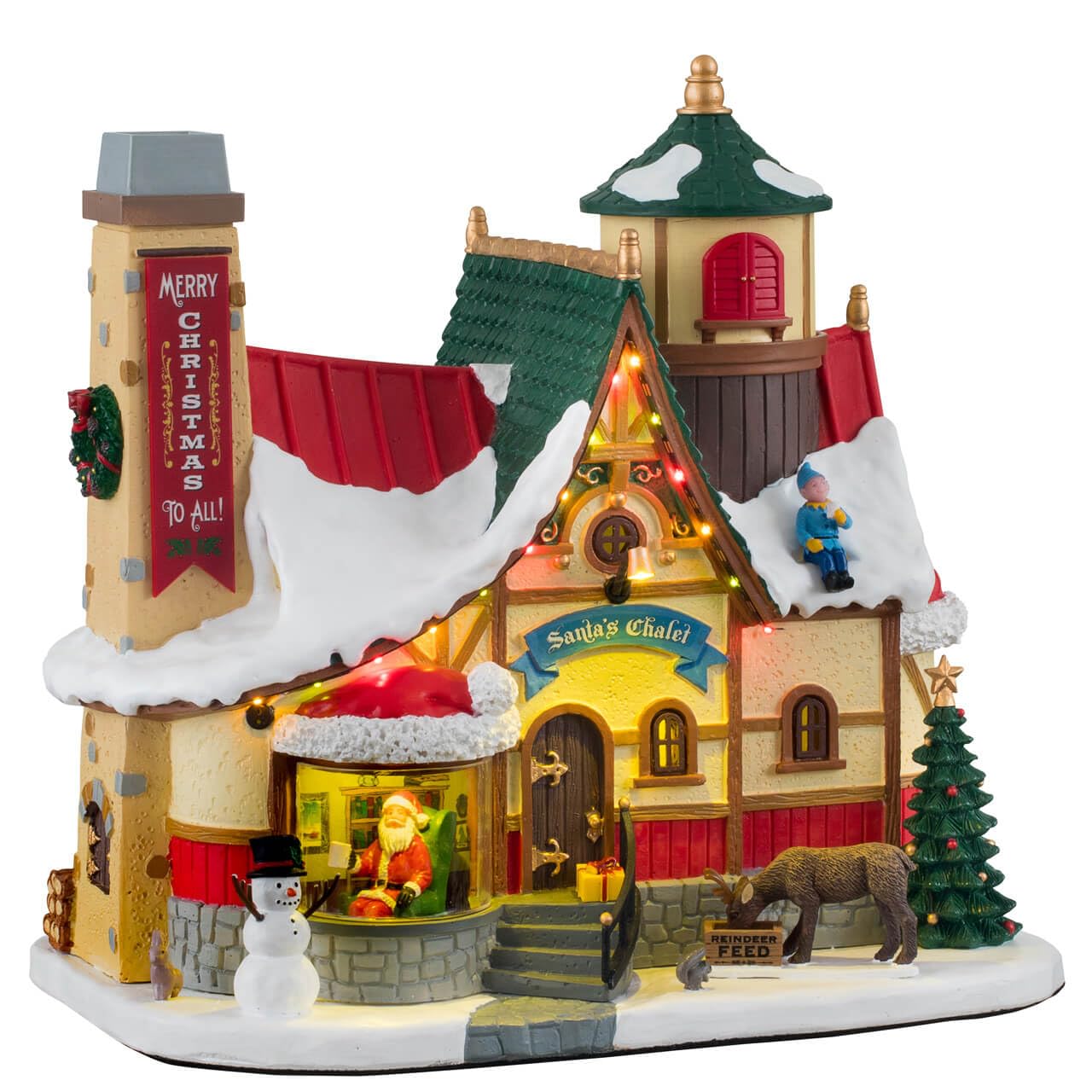 Santa's Chalet, with 4.5V Adaptor #15742