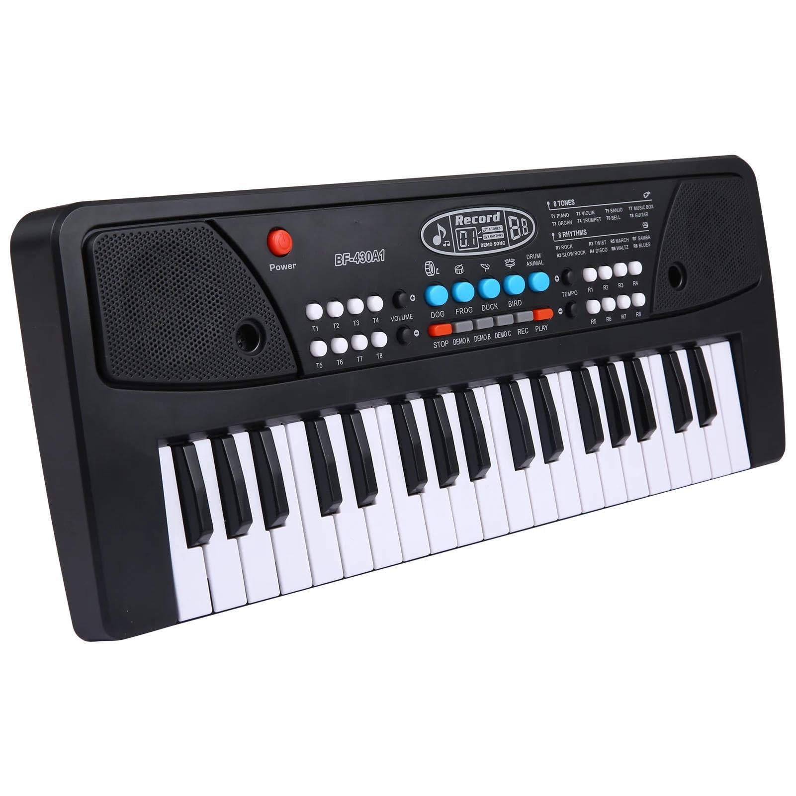 Początkujący 37 Klawiszowy Cyfrowy Keyboard Elektroniczny Wielofunkcyjny Z Mikrofonem Instrument Muzyczny