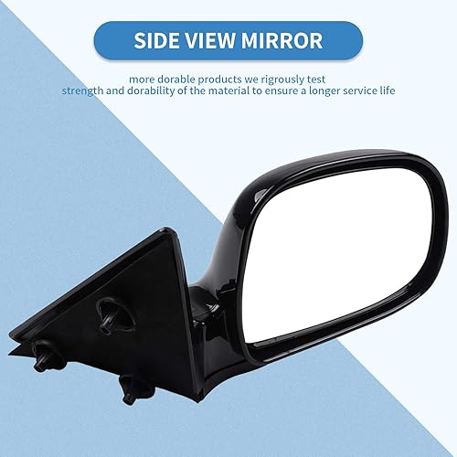 Miniatura 3 de ECCPP Juego de espejos retrovisores laterales manuales izquierdo y derecho para camioneta GMC Jimmy S-15 Sonoma 1994 1995 1996 1997 1998 para Chevy
