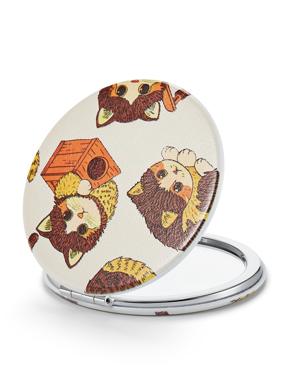OMIRO 1X/10X Compact Magnifying Mirror for Travel, 2.8 in | Foldable Mirror, Portable Mir…
