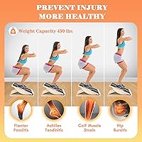 Vista 6 de Tabla Inclinada Profesional, Tabla Inclinable Ajustable y Estirador de Pantorrilla, Tabla Inclinada para Estiramiento de Pantorrilla, Tabla