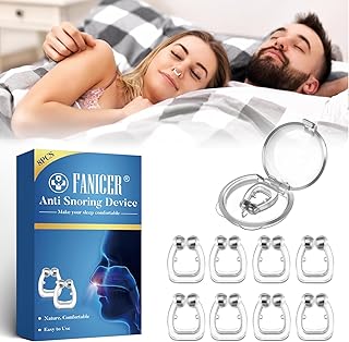 8 Stück Anti Schnarch Nasenclip Nasenspreizer, Schnarchstopper, Wiederverwendbares Schnarchen Anti Schnarch Nasenclip, Möglich bessere Atmung für Ruhigen Schlaf, Besser Schlafen