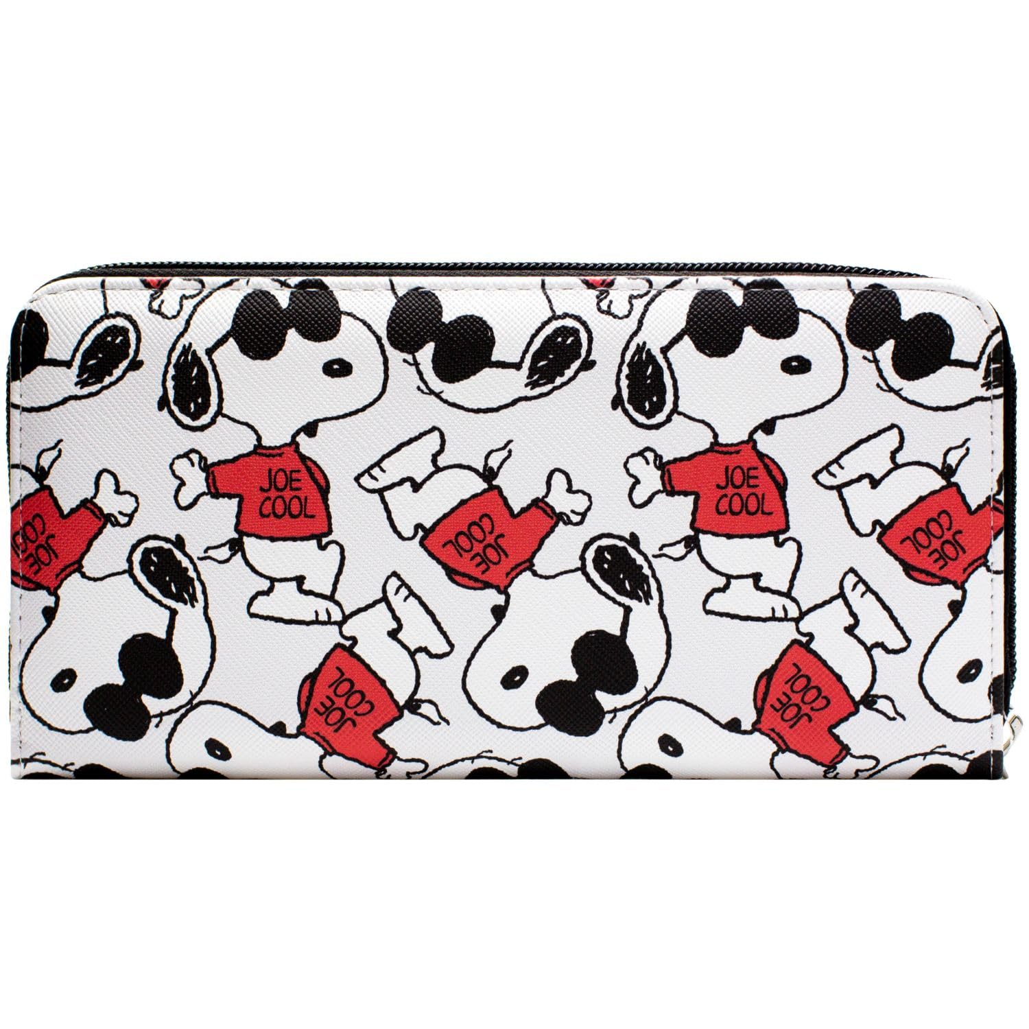 Joe Cool Peanuts Snoopy Charlie Brown Cartera Clutch Bolsillo para Monedas & Tarjetero, Blanco