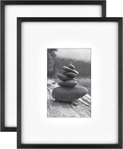 Vista 23 de MCS Master & Co. Foundry Gallery - Marco metálico de pared color negro, 16 x 24 pulgadas sin paspartú