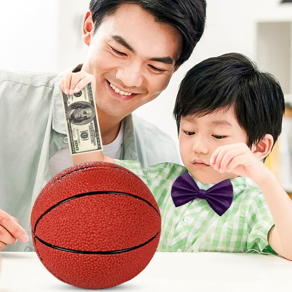 Eforcase Divertente salvadanaio a tema basket per ragazzi, infrangibile, a tema sportivo, salvadanaio, salvadanaio, per ragazze, ragazzi, adulti, decorazione per camera da letto