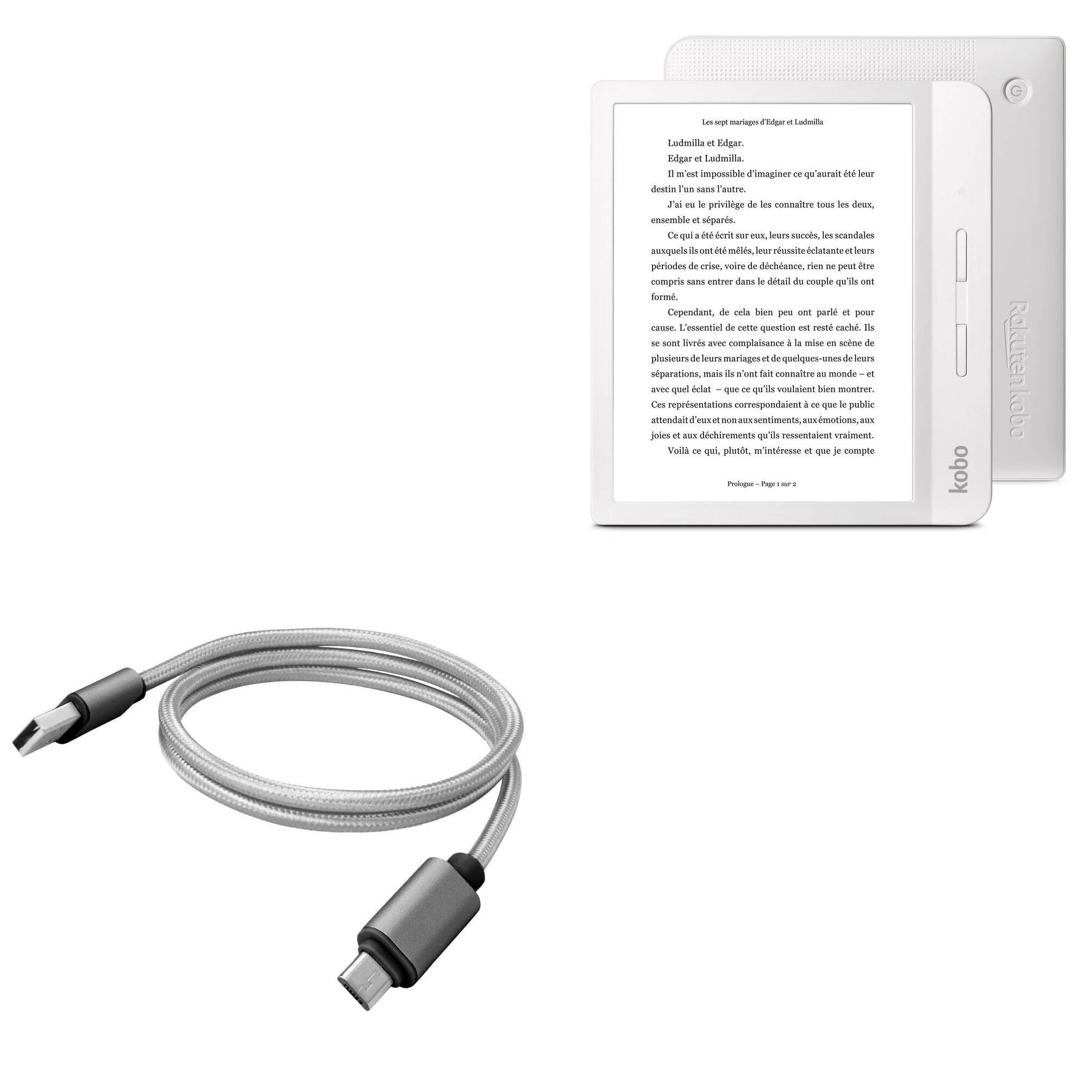 Kobo Libra H2O 本体 充電ケーブル付き Amazon.com: BoxWave Cable Compatible with Kobo Libra H2O - Micro
