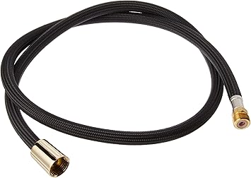 Rohl 9.28426IB Perrin & Rowe Sidespray Black Nylon 47" Hose Only With