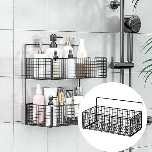 Miniatura 3 de DimyFew Cestas para colgar en la pared, estantes, contenedor de almacenamiento, organización de fregadero, cesta organizadora de puerta de gabinete,