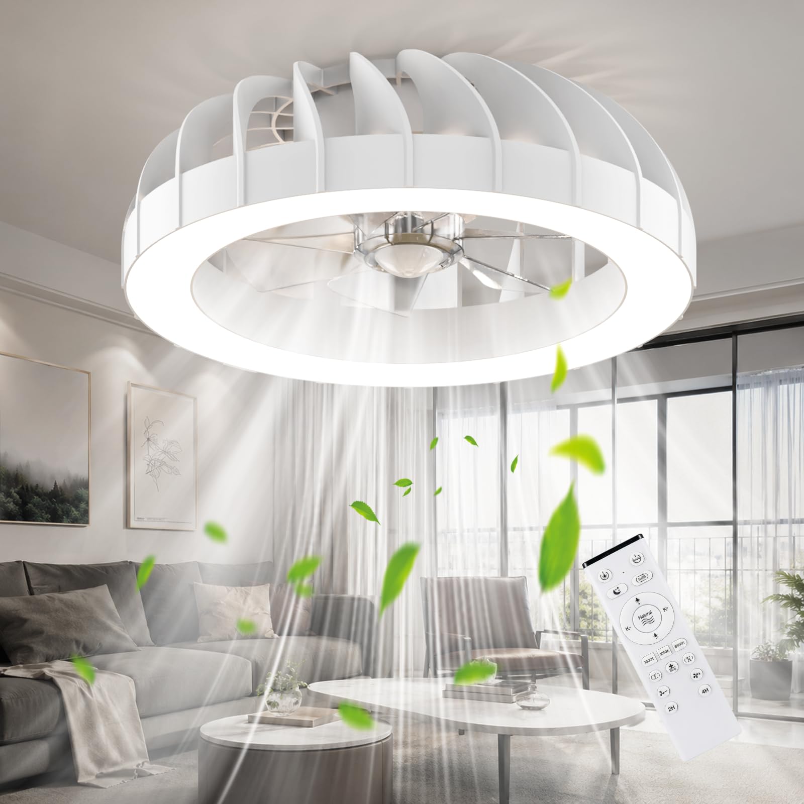 Ateroll Accessori per Ventilatori a Soffitto per Camera da Letto