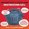 Instant Pot Multicooker 3.8 L 7-in-1 Smart Cooker Pressure Cooker Slow Cooker Rice Cooker Saute Pan Yoghurt Maker Steamer and Food Warmer Daydream Blue