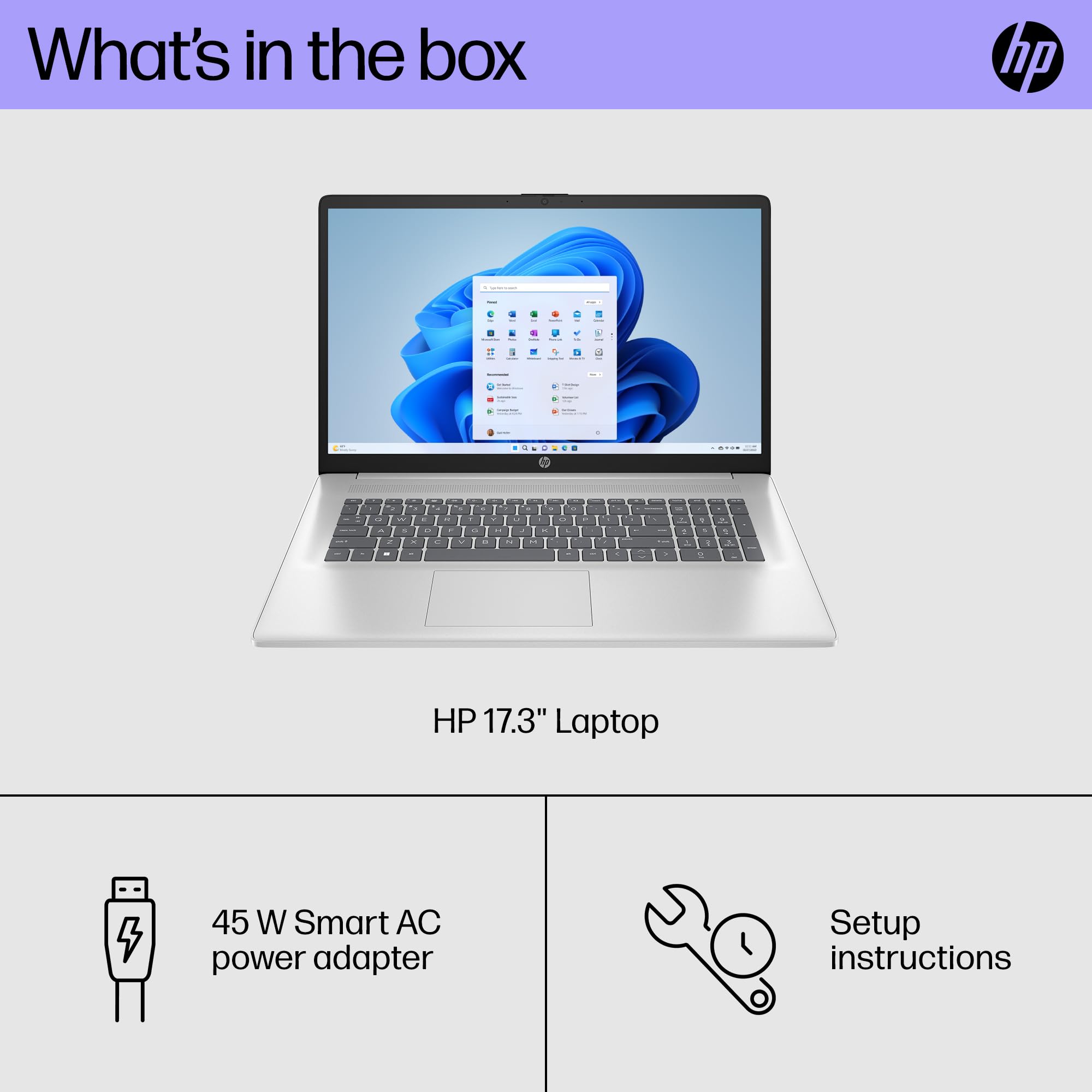 Amazon.com: HP 17 inch Touchscreen Laptop Computer Business, MS