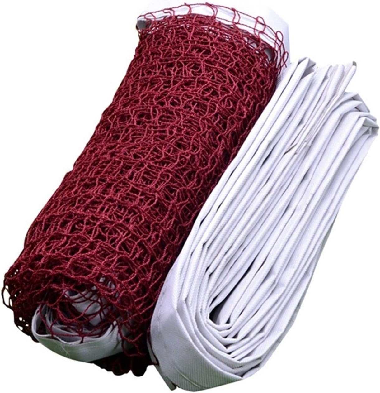 ZZSRJ 6.1m X 0.75m Professional Badminton Net Standard Woven Net for Volleyball Badminton Tennis Sports Training Accessories (Color : Red, Size : One)