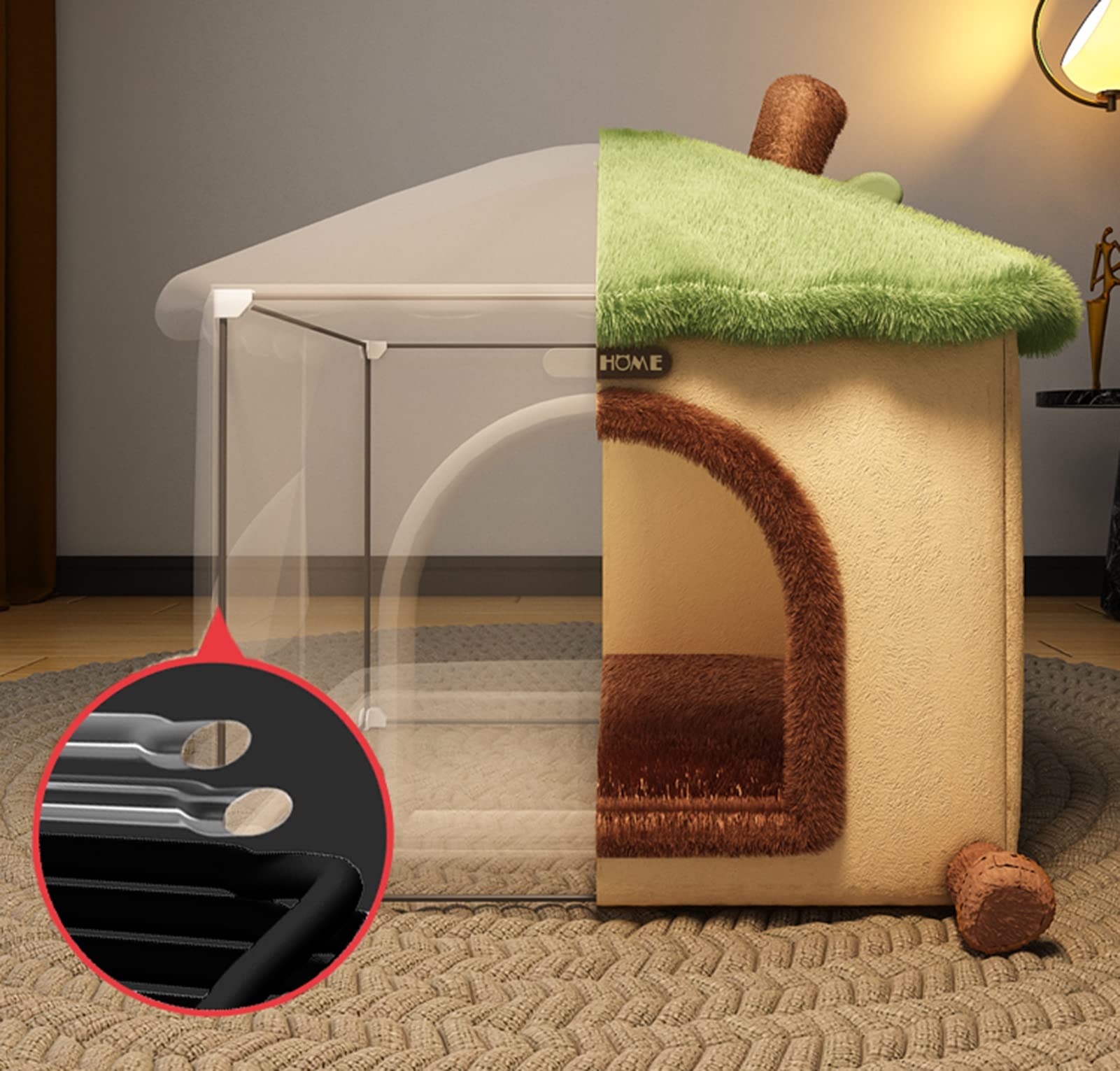 Tapis Chauffant Chien Chat Maison de Chat Chauffante en Velours Confort, Lit Chauffant Électrique pour Animaux de Compagnie Chat Chiens, Couvertures D'intérieur D'animal Familier pour Des Chats