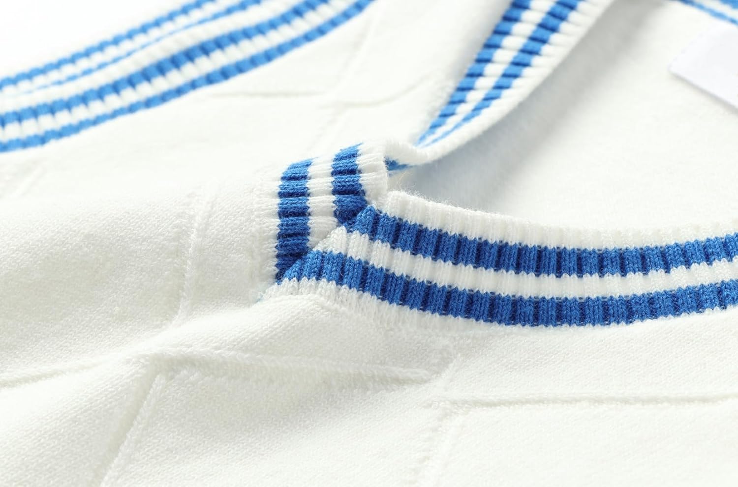 Mud Kingdom Boys and Toddlers' Uniform Cotton V-Neck Sweater Vest Knitted School - Image 4