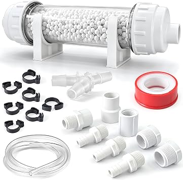 804000074 Condensate Neutralizer Kit Compatible with Rinnai Tankless Water Heater & Boiler, Acidic Condensate Neutralizer with Transparent Window, Prevents Pipe Corrosion, Replaces OEM 804000074