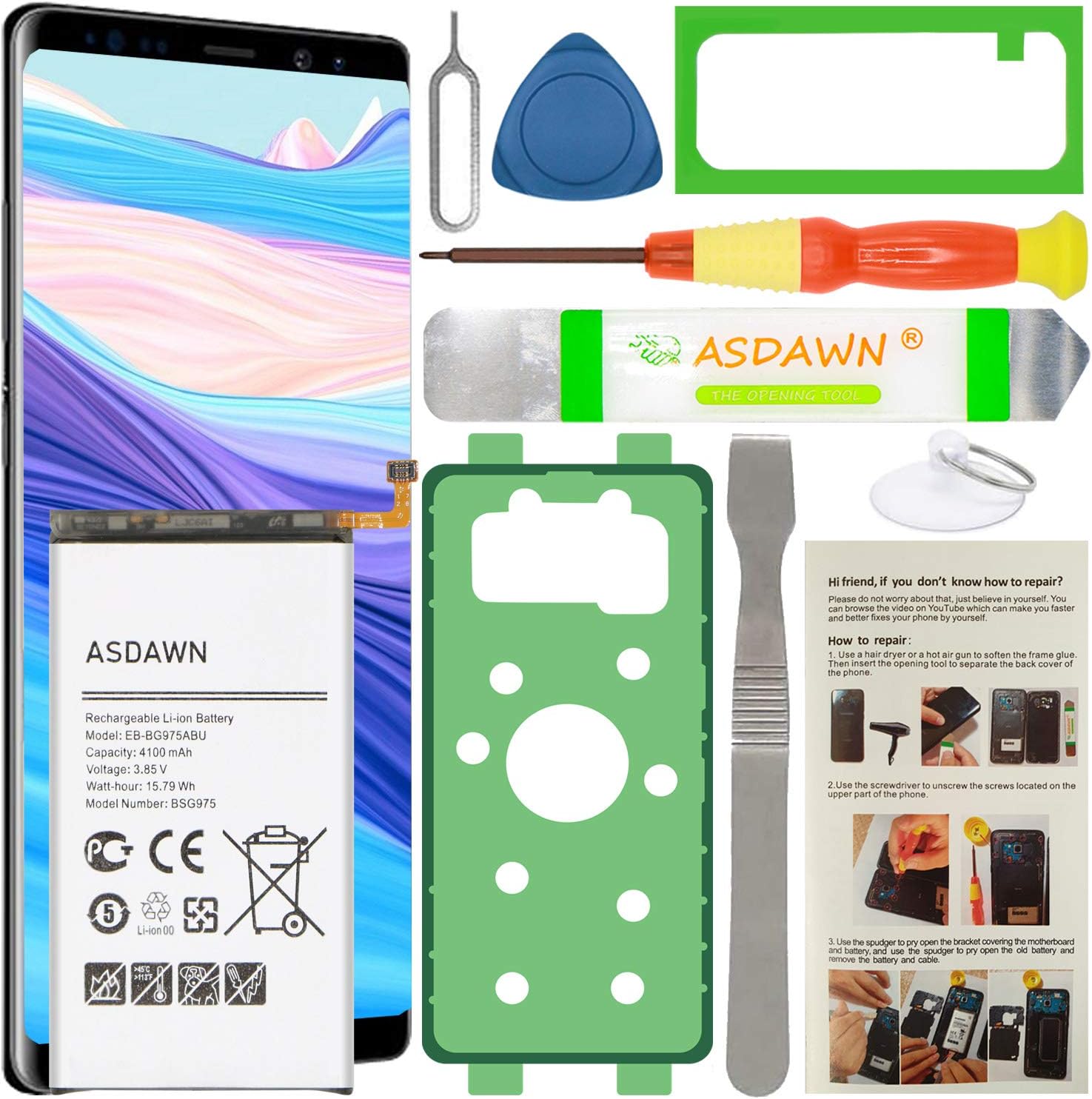 for Samsung Galaxy S10 Plus Battery Replacement
