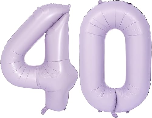 Vista 406 de 40" Macaron purple Number Balloons Helium Foil Mylar Balloon Birthday Party banquet Decoration 9
