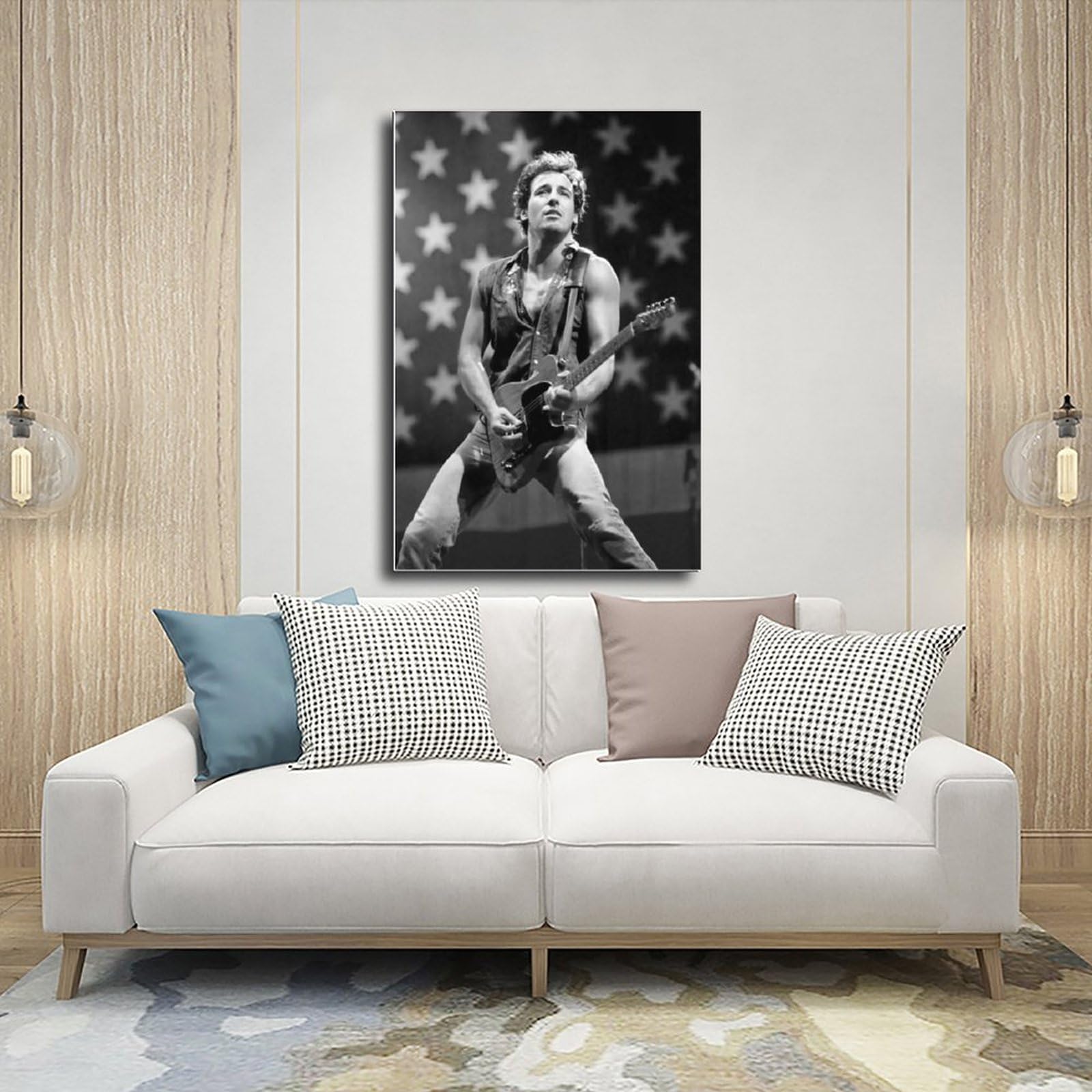 Cimily Bruce Springsteen Poster Targhe In Metallo Vintage
