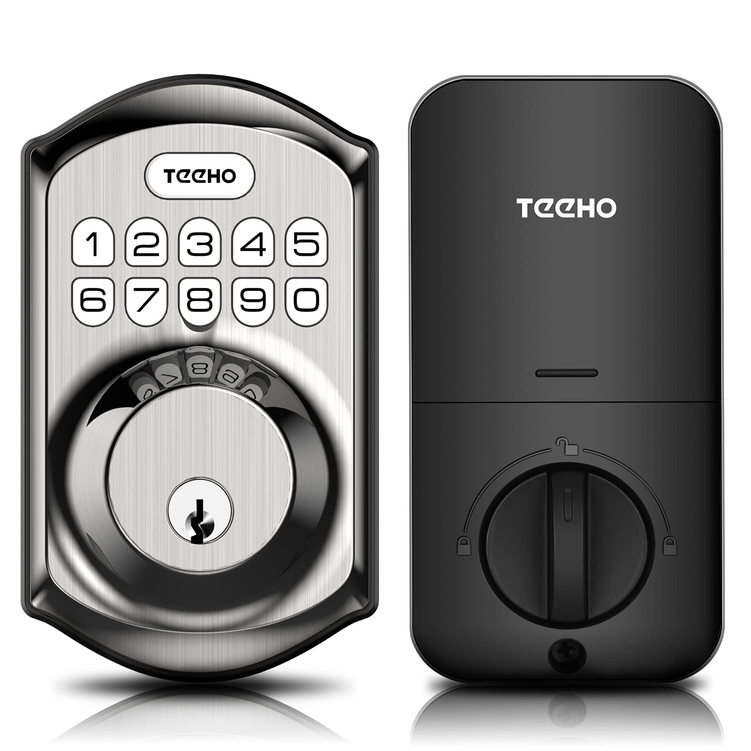 Buy Keyless Entry Door Lock TEEHO Electronic Keypad Deadbolt with