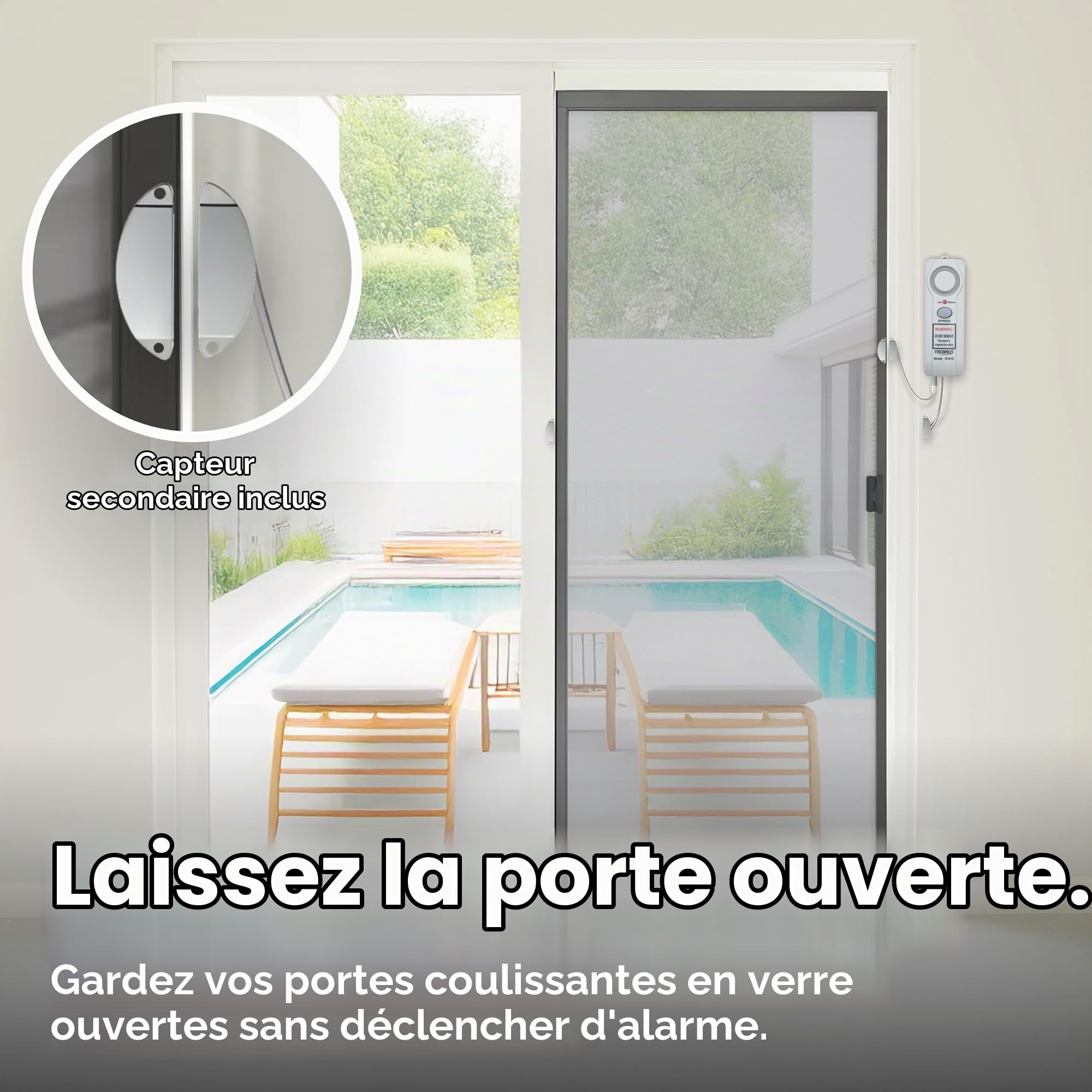 Techko Alarme de Piscine sûre S187D