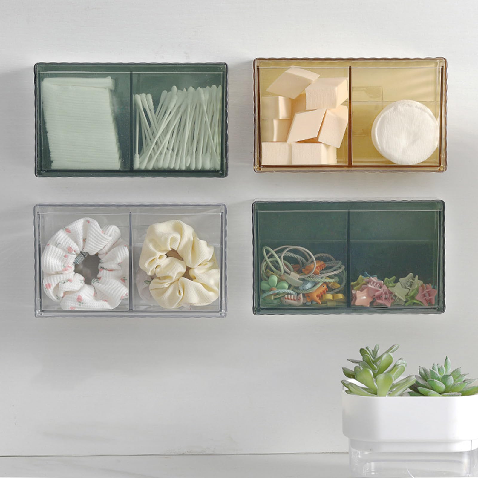 Amazon｜綿棒入れ コットンケース 壁掛け 収納ボックス 小物入れ 綿棒