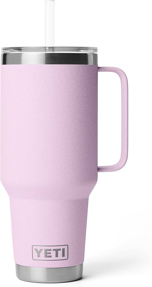 ピンクサンダー Amazon.com: YETI Rambler 42 oz Tumbler with Handle and Straw Lid