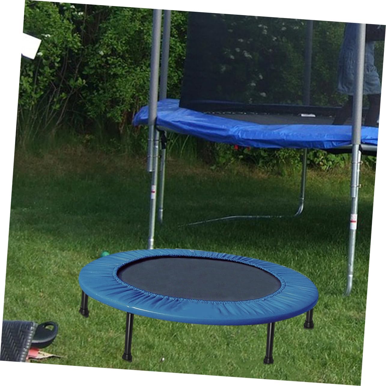 5Pcs Trampoline Leg Covers Slip Replacement Tube Legs Weather Resistant Stainless Steel Construction Compatible with Various Trampolines Durable Outdoor