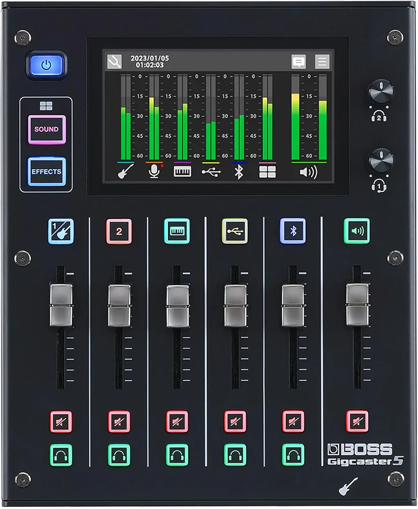 ◆BOSS◆Gigcaster 5◆ギター＆ボーカルエフェクター搭載◆ミキサー◆ Amazon.com: BOSS Gigcaster 5 Compact 5-Channel Audio Streaming
