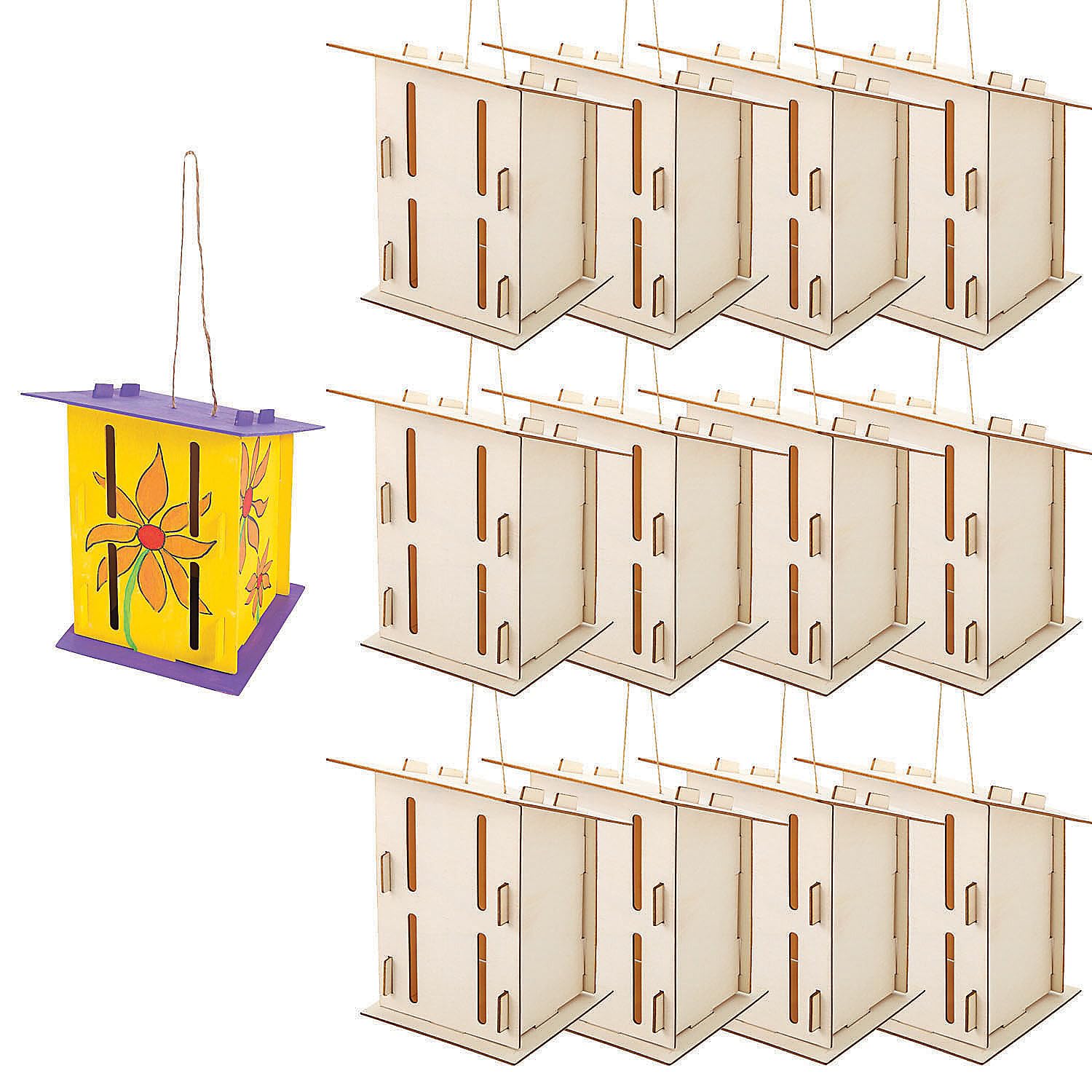 Butterfly House Kits for Kids, Makes 12 - DIY Classroom Crafts Project and Learning Activities for Kids