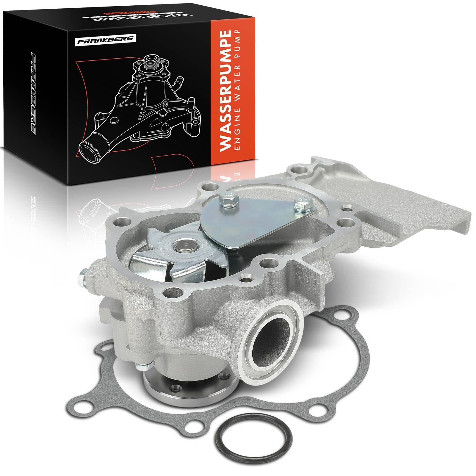 Frankberg Bomba de agua/bomba de refrigerante con junta 1610097245 | Compatible con: S.i.r.i.o.n M1, Gran Move G3, YRV M2, Autobús Extol S22 S23, Mover L9, Trevis, Cuore VI L250 L251 L260