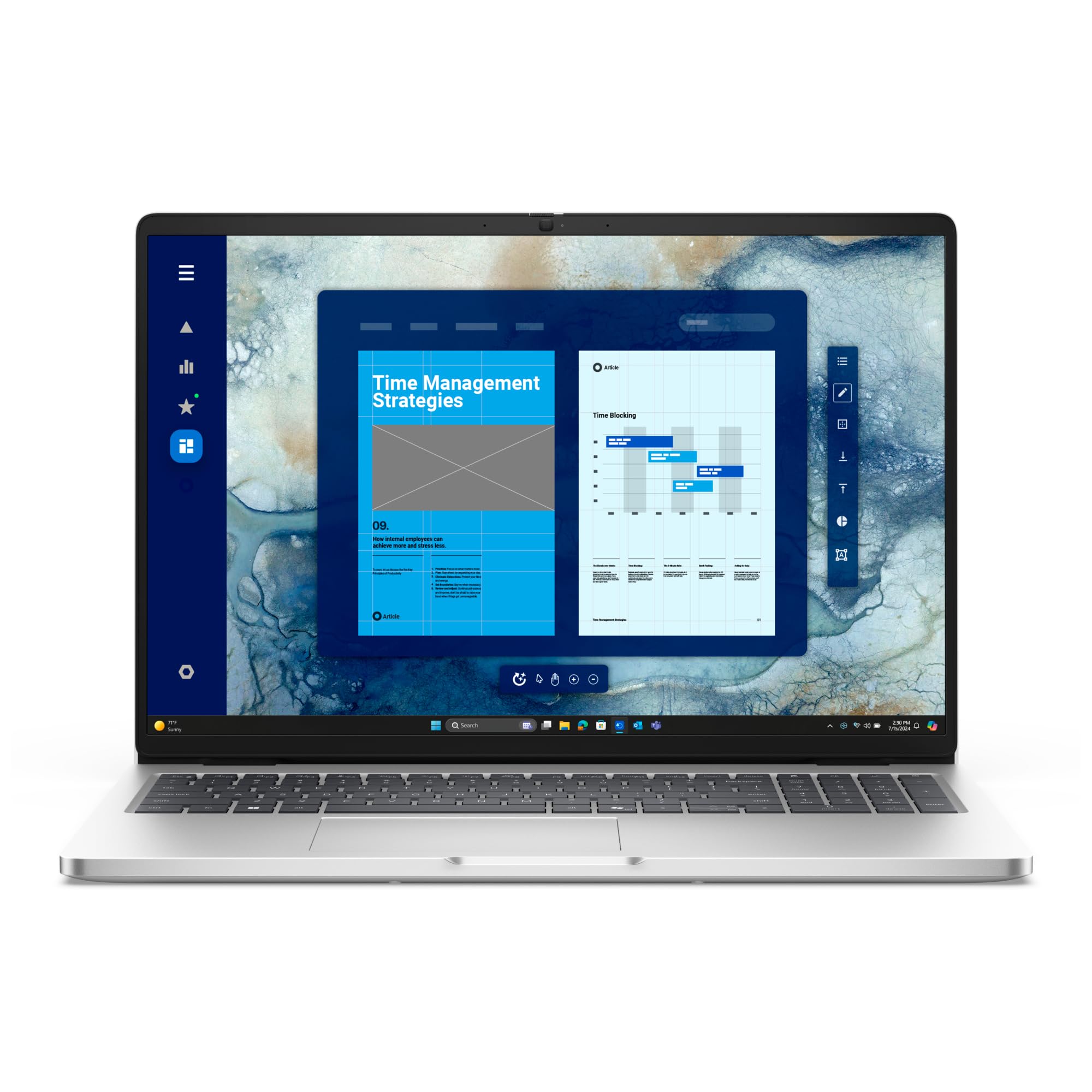 Dell Pro PC16250, 40,6 cm (16"), FHD+, Core Ultra 5 235U, 16 Go de RAM, SSD 512 Go, Win11 Pro