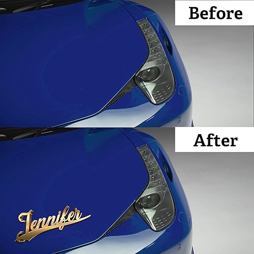 Miniatura 7 de Emblema de automóvil personalizado para regalo para los amantes de los automóviles, regalos personalizados de Vechículo, letrero de carrera, letra