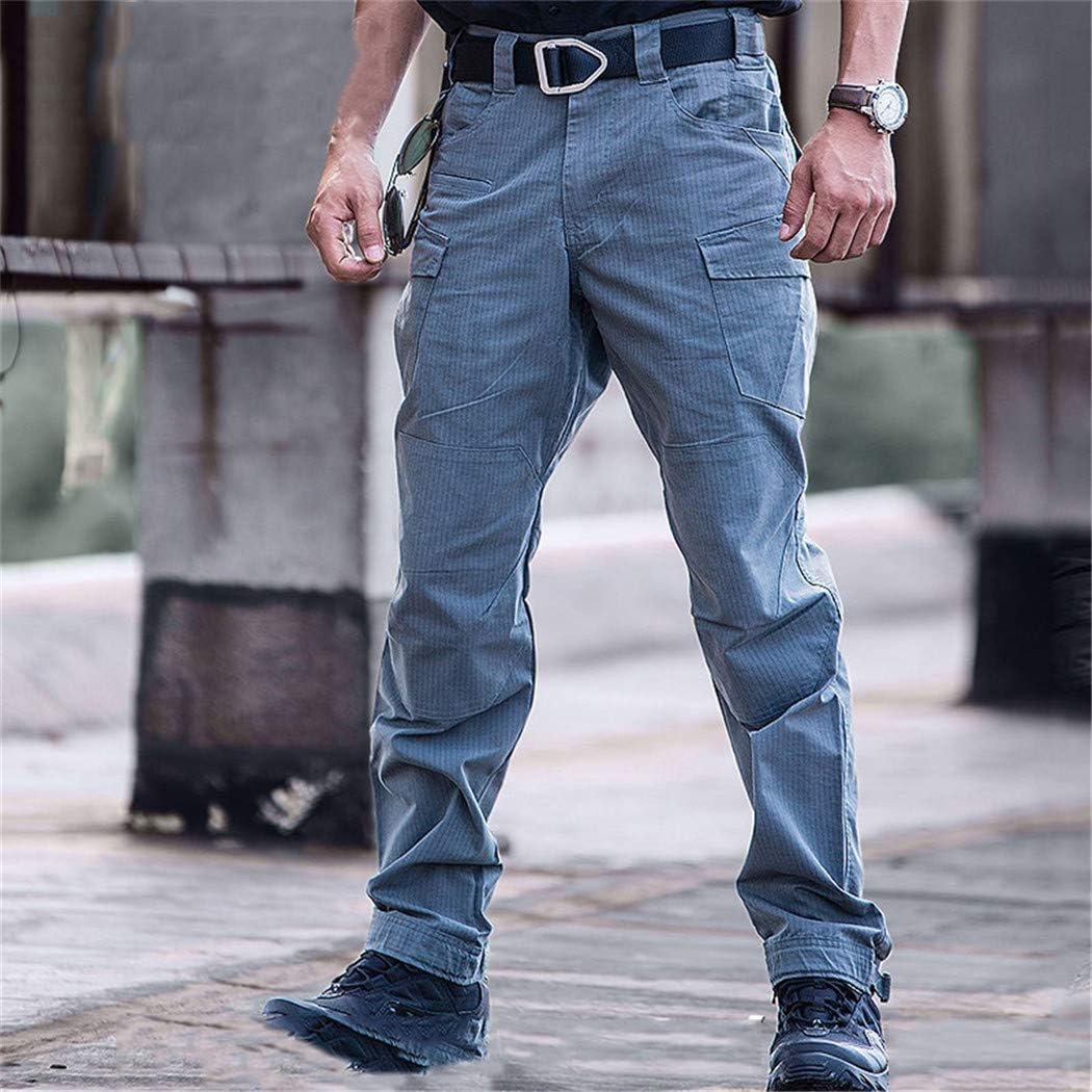Waterproof Tactical Military Pants Men Special Army Combat Cargo Pants Multi Pocket Rip-Stop Cotton Trousers