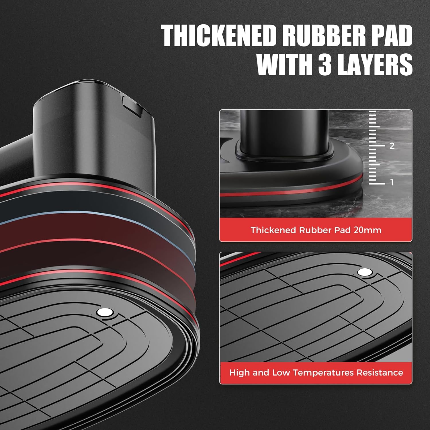 Electric Glass Suction Cups, Max Load 660lbs Suction Cups for Glass with Auto Start Pump, LCD Display, 4500mAh Battery, Heavy Duty Vacuum Suction Cups Lifter for Glass, Tile, Granite (2PCS)