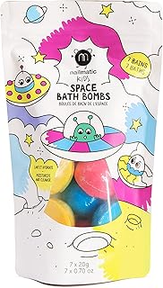 Nailmatic Kids DOY Pack of 7 Space Bath Bombs, Multi