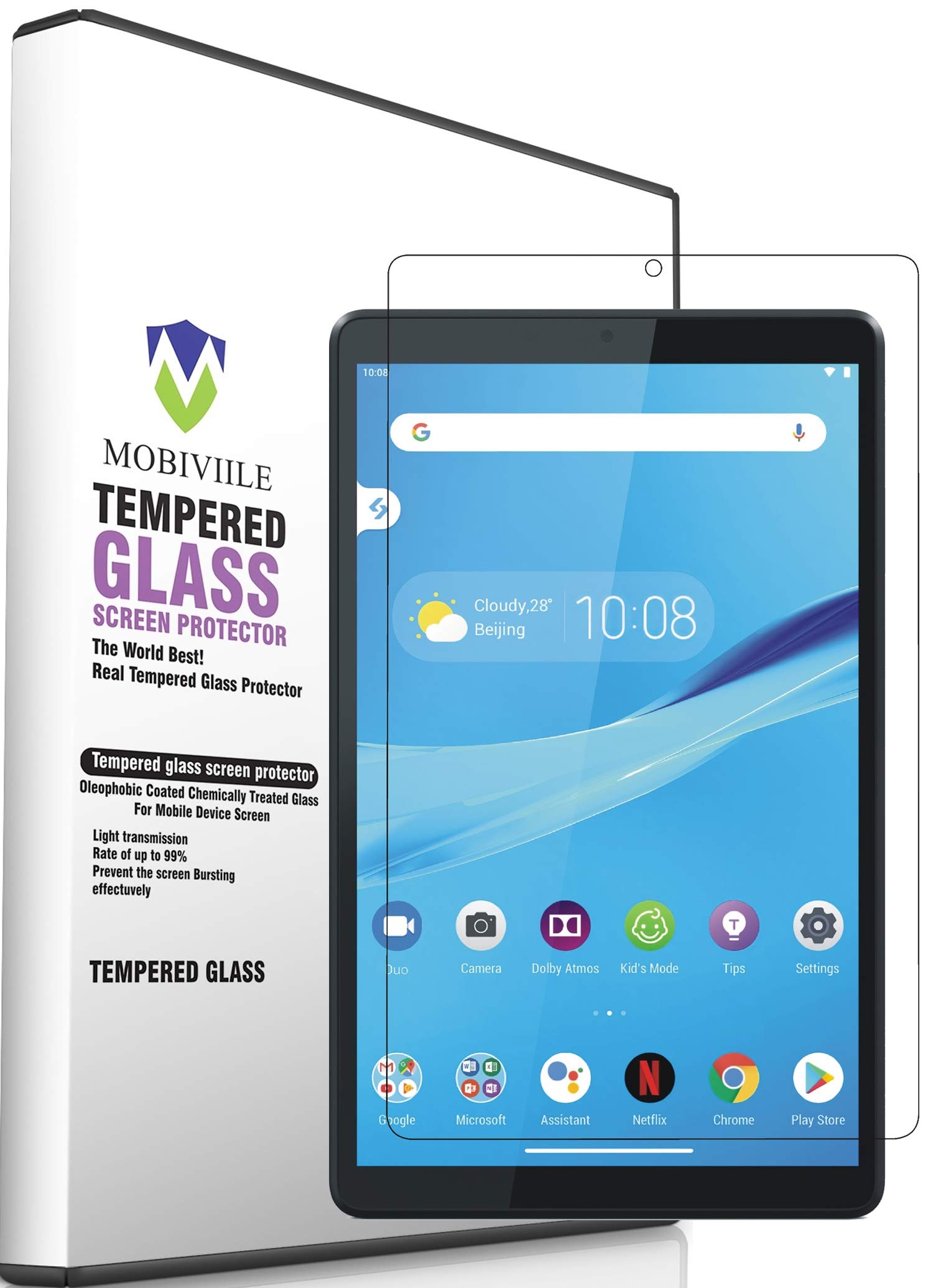 mobiviile® scratch proof tempered glass screen protector for lenovo tab m8 8 / lenovo tab m8 tb-8505f tb-8505x (Transparent) (B08JG9JG93) Amazon Price History, Amazon Price Tracker