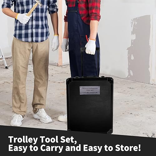 Miniatura 6 de Caja con herramientas, juegos de Mole Bean para hombres, kit de herramientas con caja Rolling Mole Bean Box, juego completo de Mole Bean Box, juego